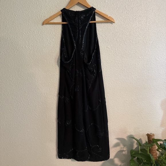 JMD 90s Vintage Beaded High Neck Midi Dress - Picture 10 of 11